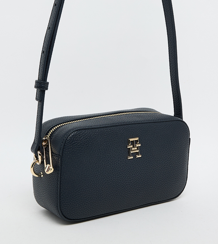 Textured Zippered Camera Bag