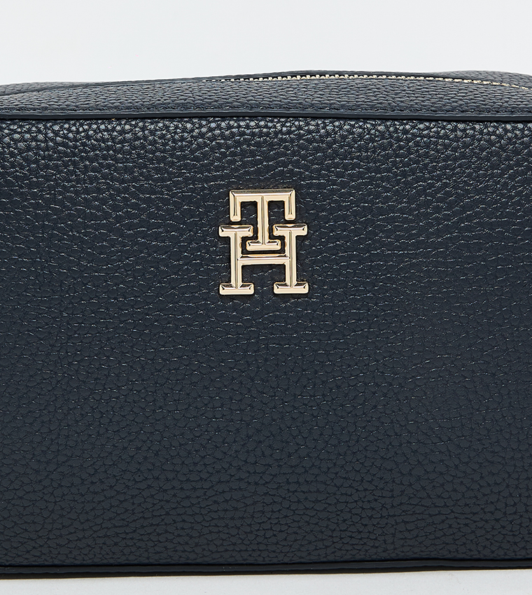 Textured Zippered Camera Bag