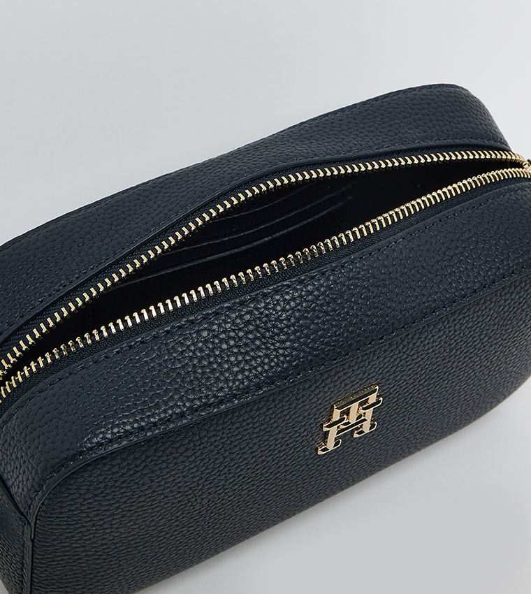 Textured Zippered Camera Bag