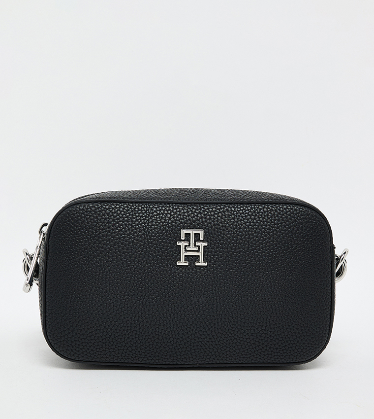 Textured Zippered Camera Bag