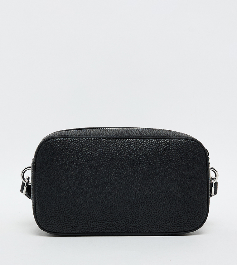 Textured Zippered Camera Bag