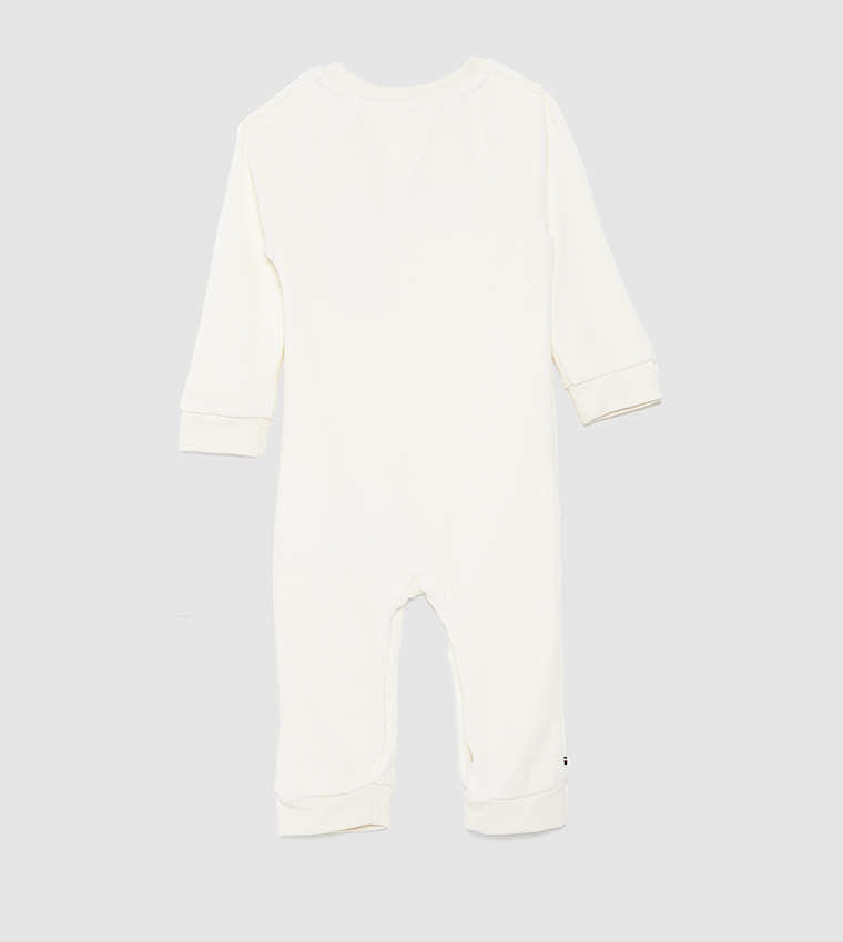 Buy Tommy Hilfiger Curved Monotype Onesies In White 6thStreet Kuwait