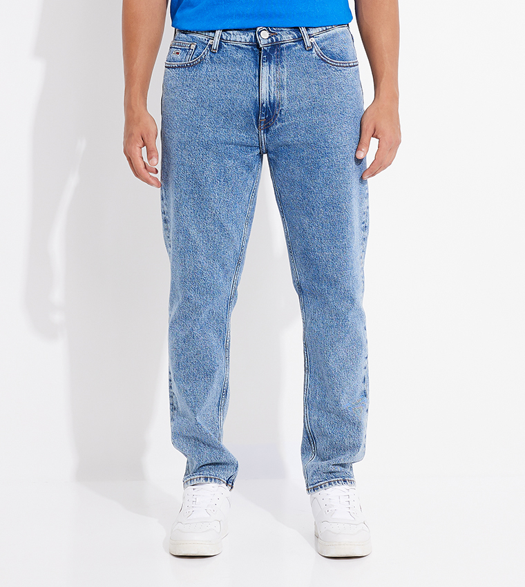 Buy Tommy Jeans Faded Dad Fit Jeans In Blue 6thStreet UAE