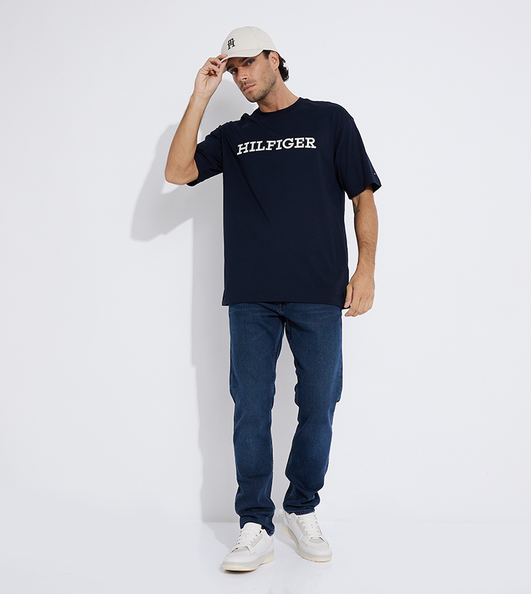 Logo Embroidered Casual T-Shirt