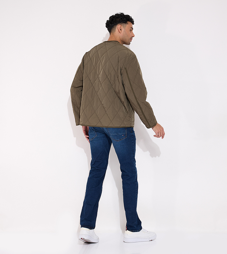 Quilted Pocket Detail Jacket