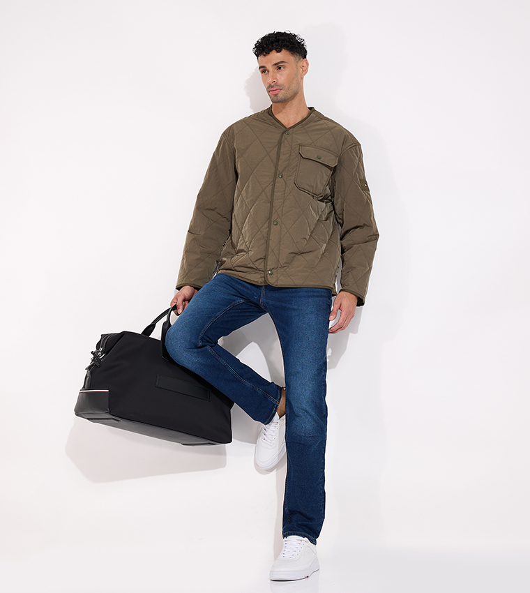 Quilted Pocket Detail Jacket