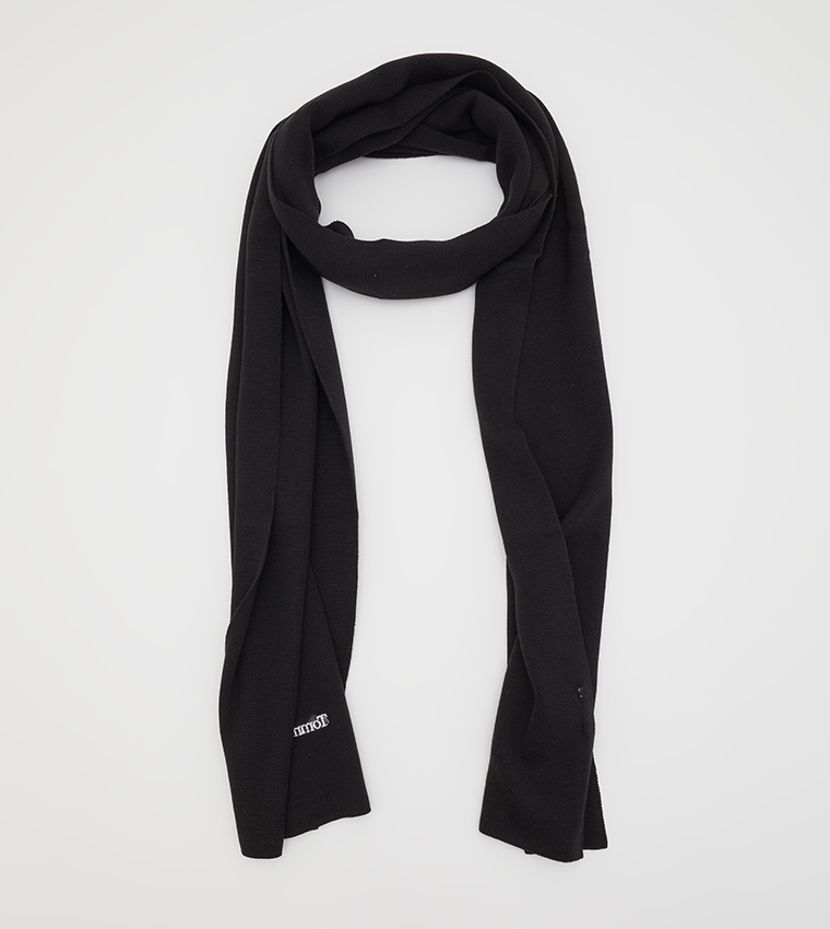 Logo Embroidered Scarf