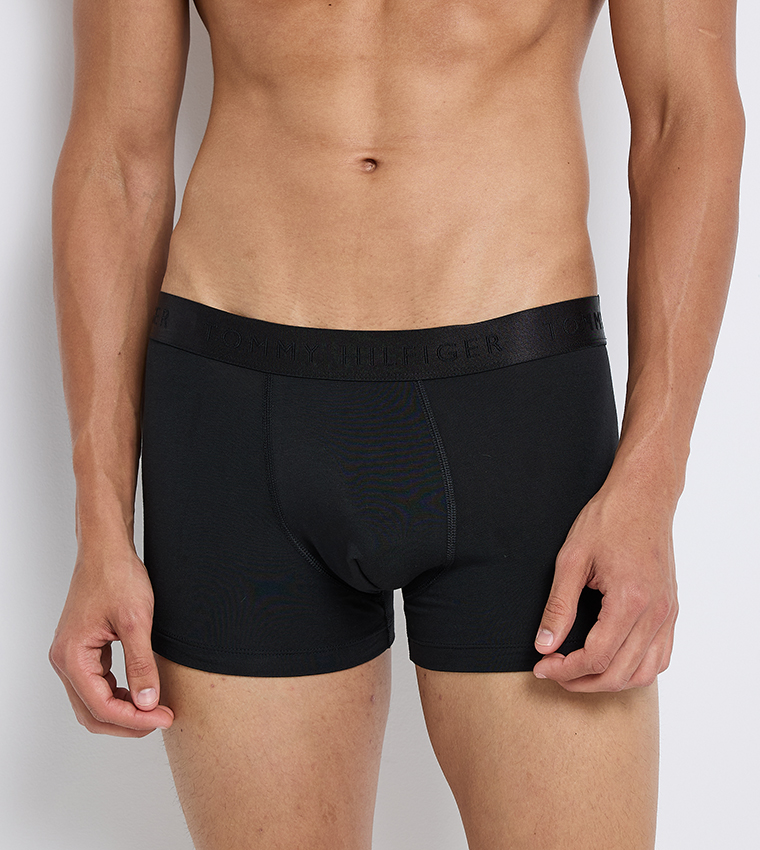 Pack of 3 Logo Waistband Trunks