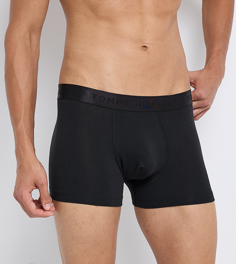 Pack of 3 Logo Waistband Trunks