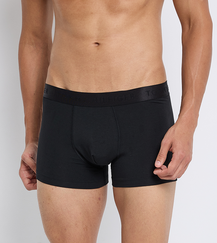 Pack of 3 Logo Waistband Trunks