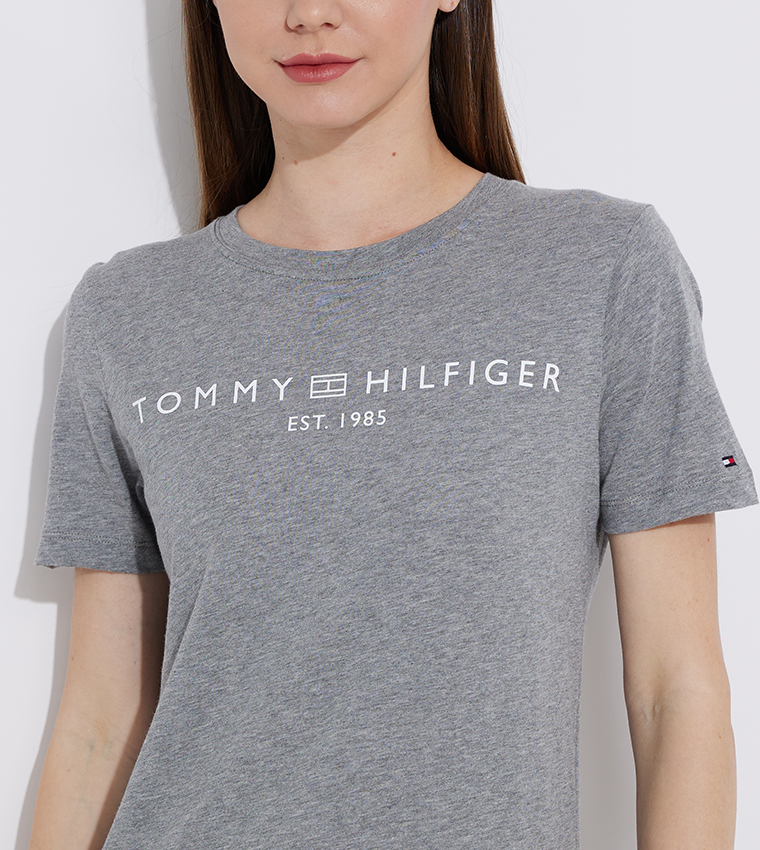 Logo Printed Crew Neck T-Shirt