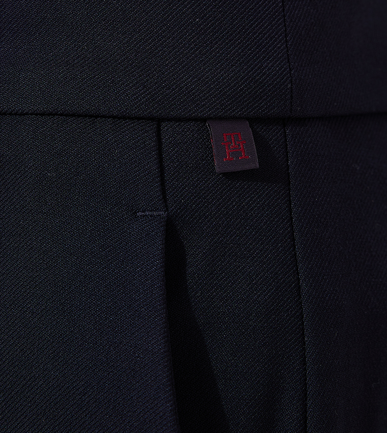 Solid Slim Fit Trousers