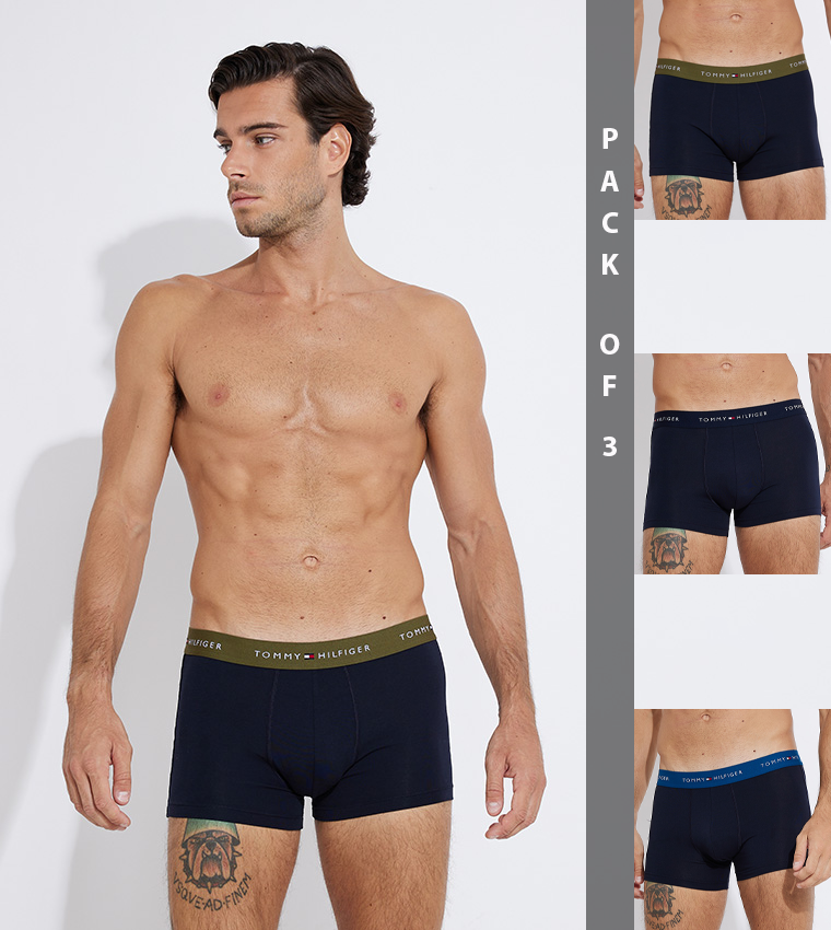 Tommy Hilfiger 3 pack trunks in multi