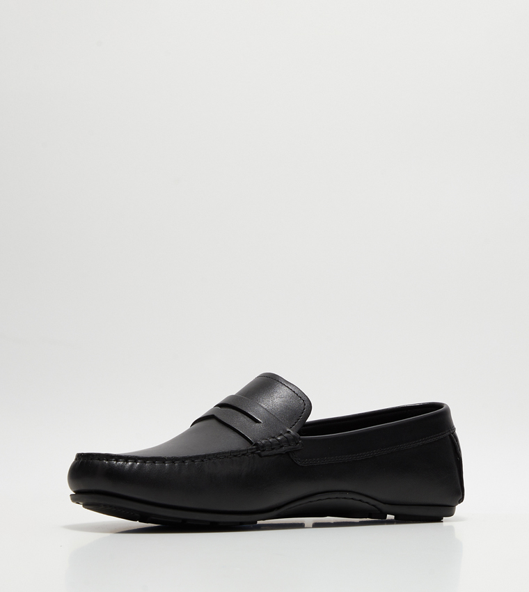 Logo Detail Slip-On Loafers