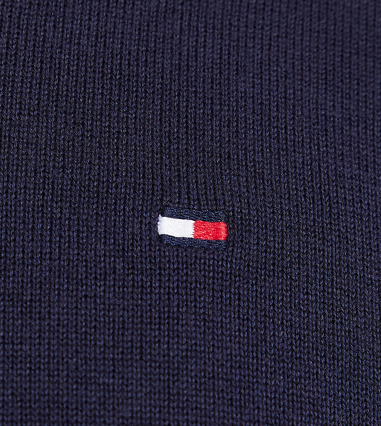 Logo Detail V-Neck Sweater