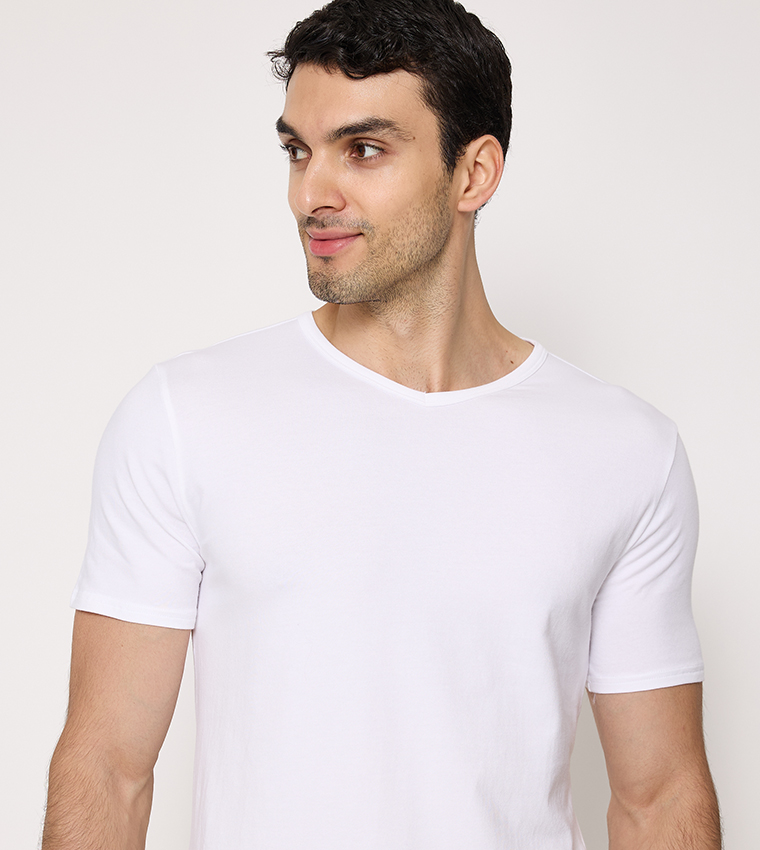Pack of 3 Solid Short Sleeves T-Shirts