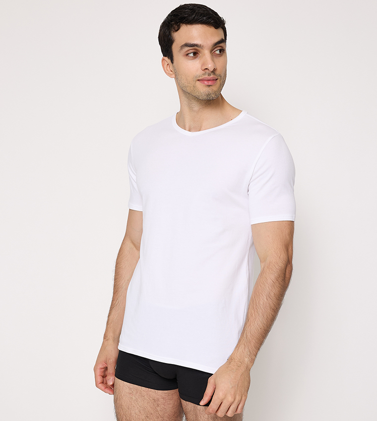 Pack of 3 Solid Short Sleeves T-Shirts