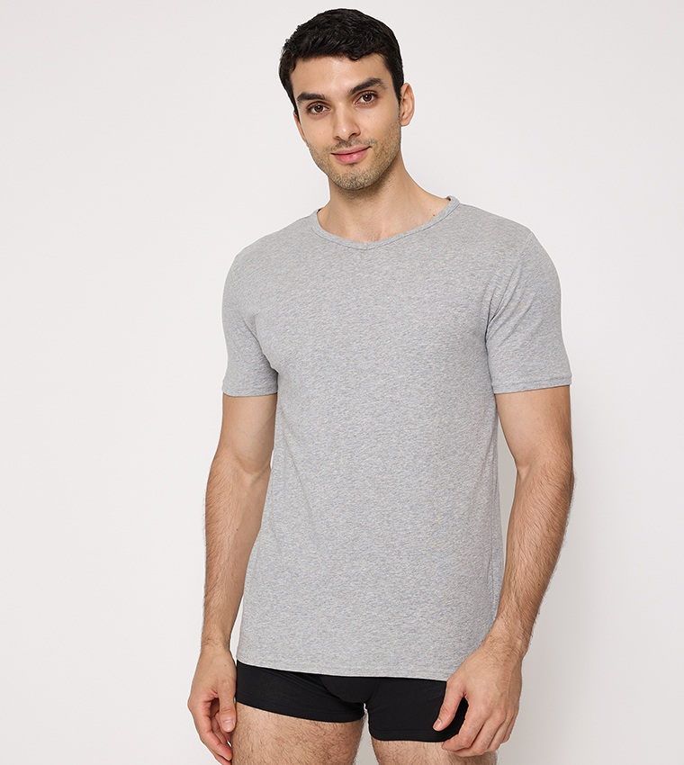 Pack of 3 Solid Short Sleeves T-Shirts