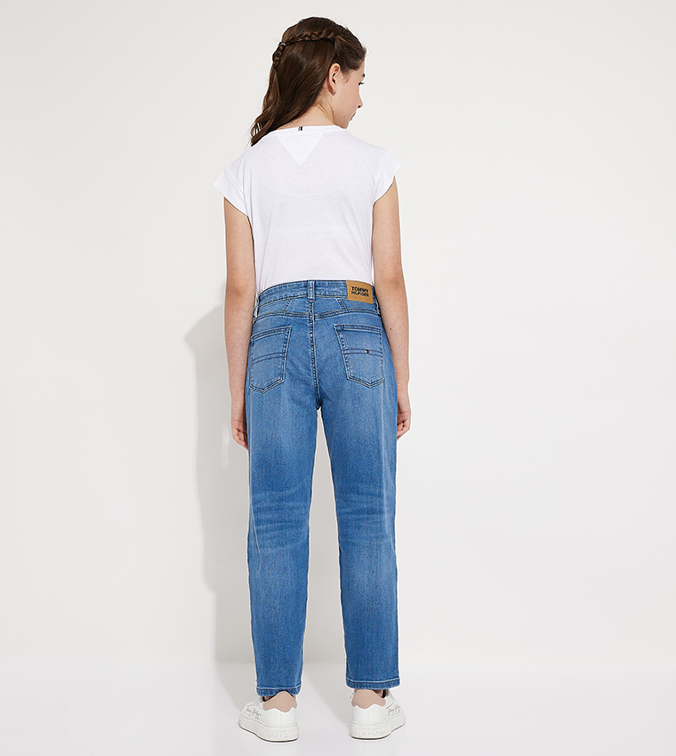 Faded Tapered Fit Jeans