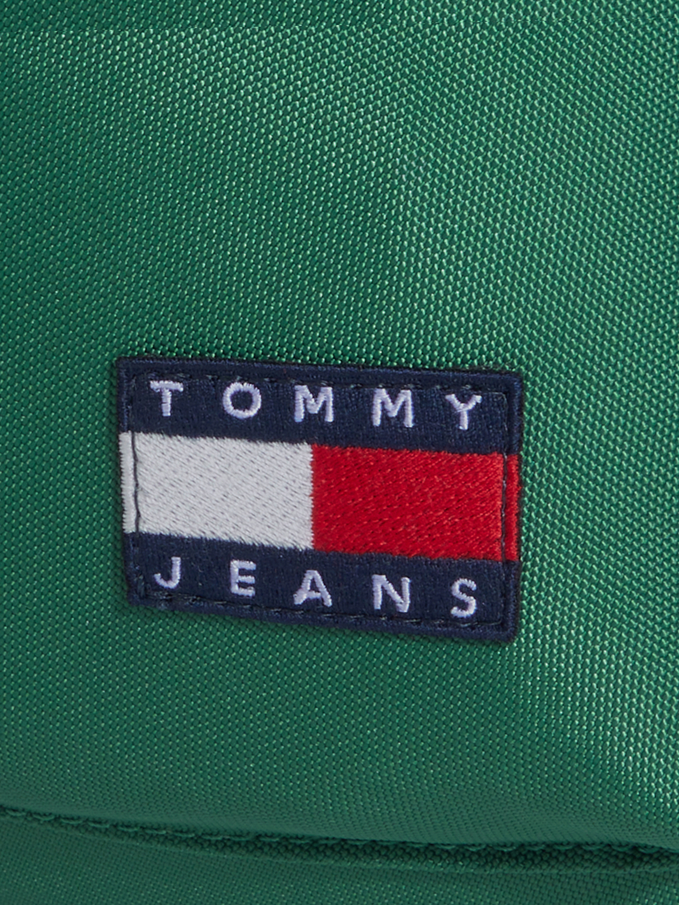 Logo Badge Zippered Backpack