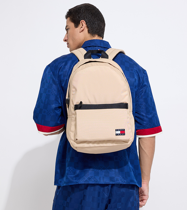DAILY DOME Logo Detail Backpack