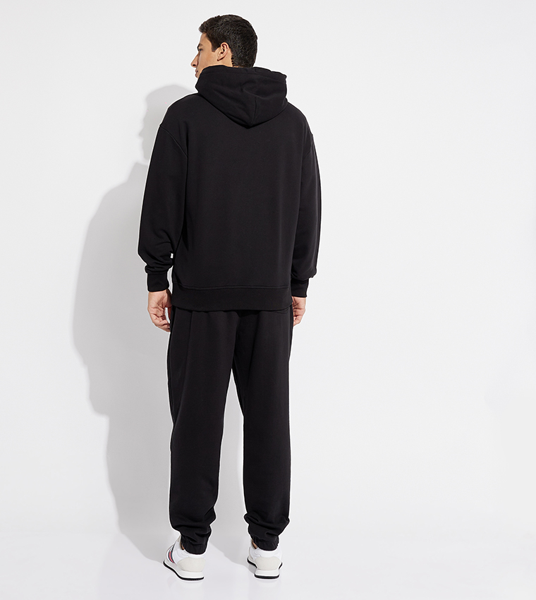 Logo Printed Hooded Jacket