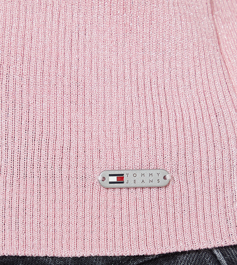 Ribbed Off Shoulder Sweater