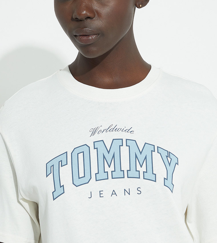 Tommy jeans v sales neck t shirt