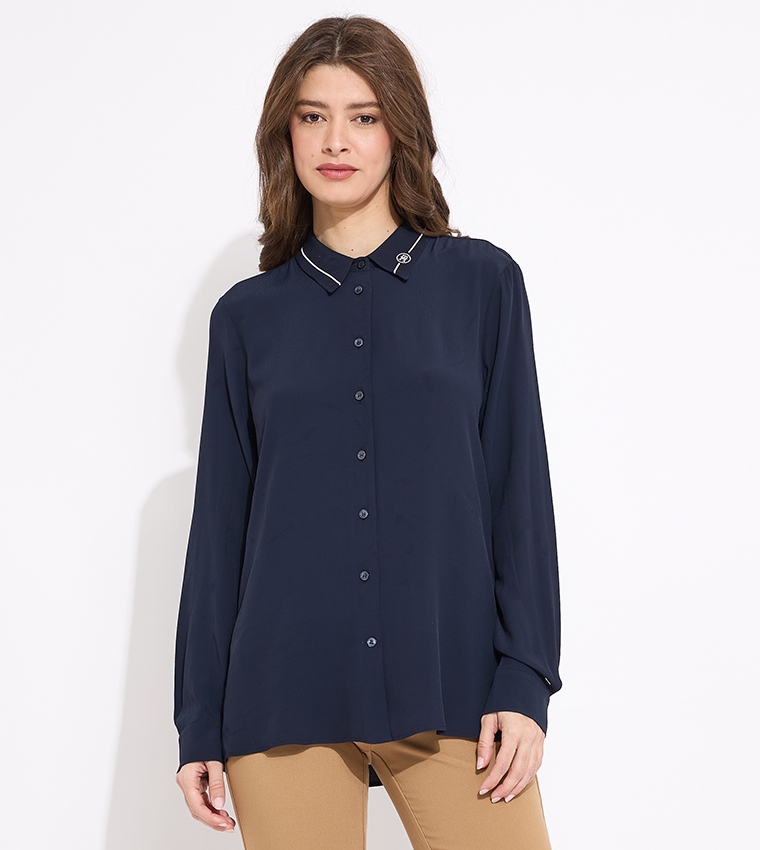 Embroidered Woven Shirt