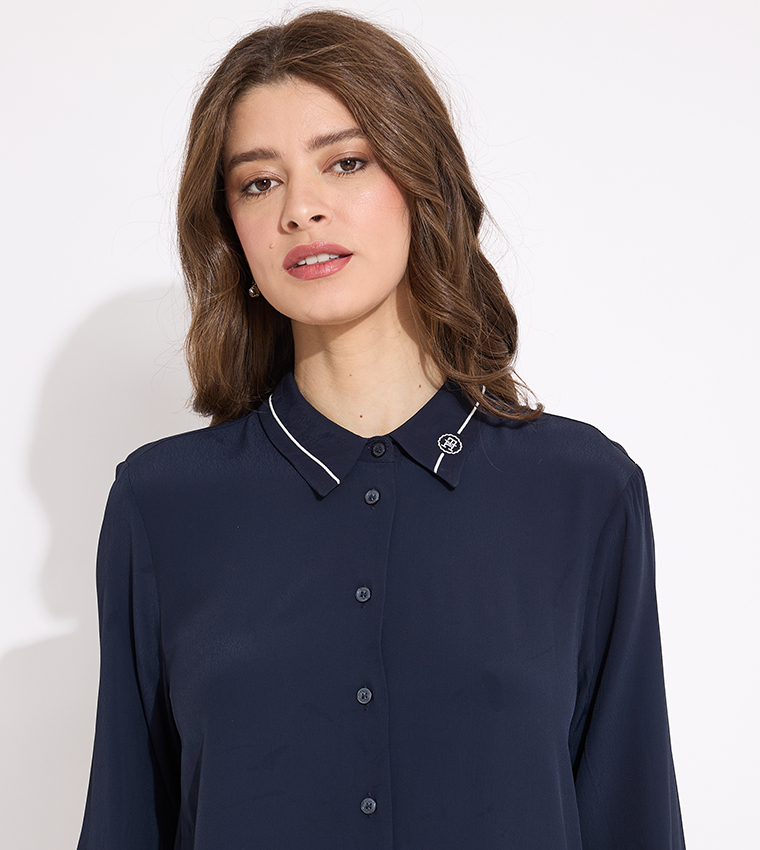 Embroidered Woven Shirt