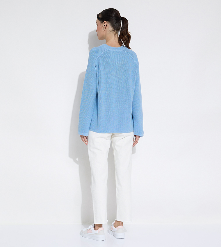 Cardigan Stitch Long Sleeves Sweater