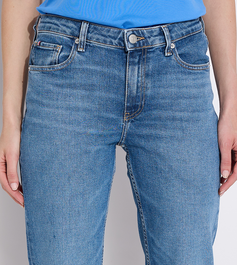 Classic Faded Straight Fit Jeans