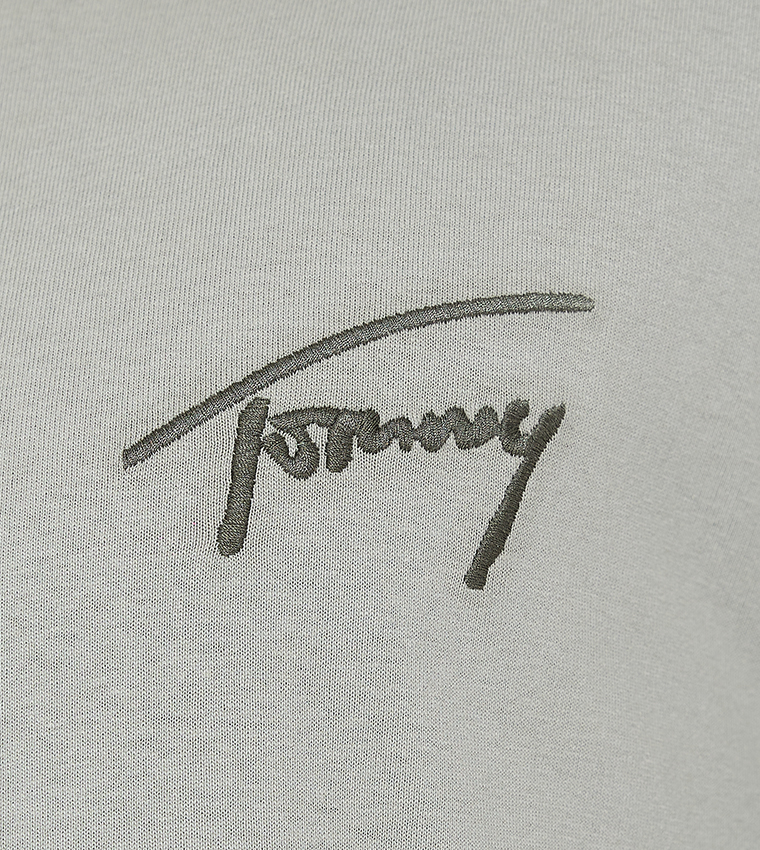 Signature Embroidered Short Sleeves T-Shirt