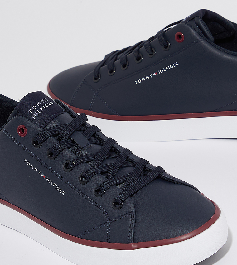 Logo Detail Lace-Up Sneakers