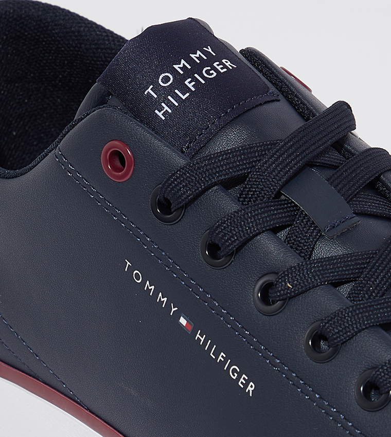 Logo Detail Lace-Up Sneakers