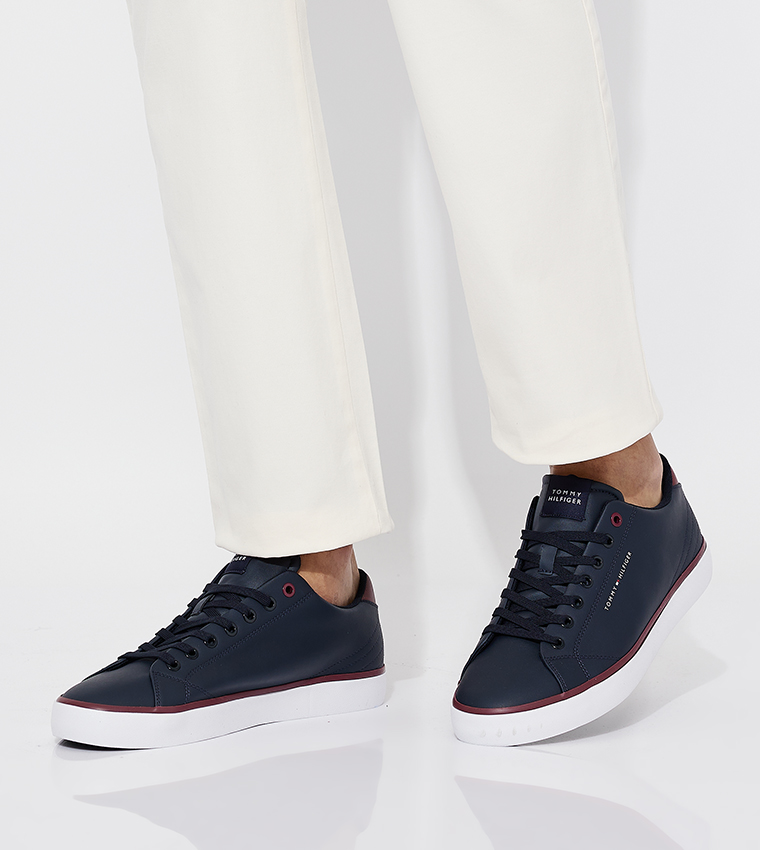 Logo Detail Lace-Up Sneakers