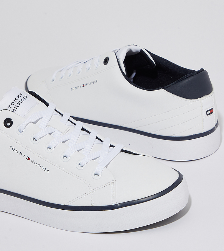 Logo Detail Lace-Up Sneakers