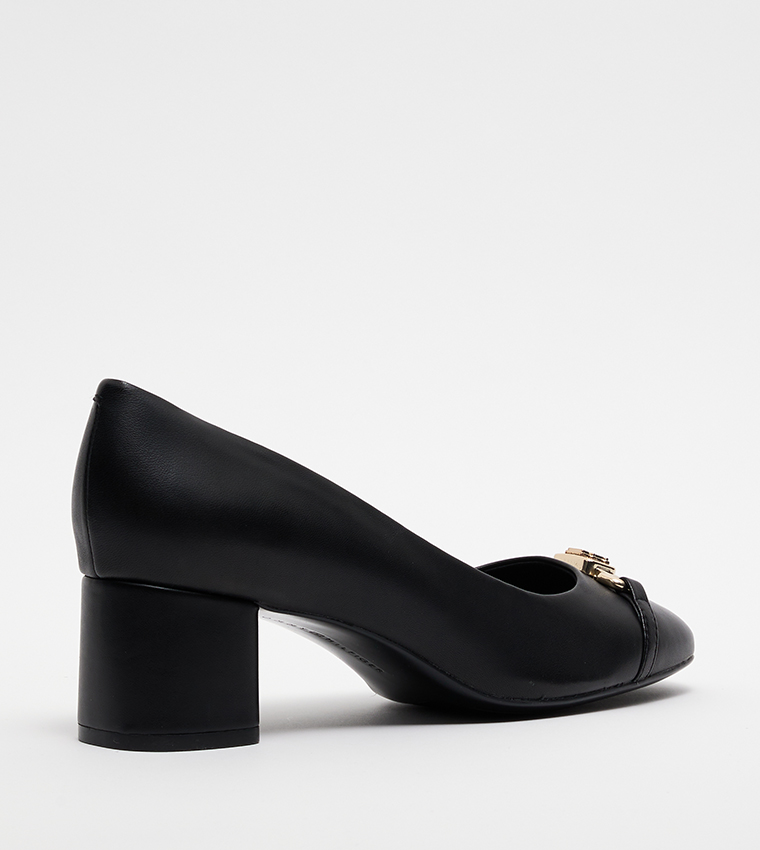Metal Accent Logo Detail Pumps