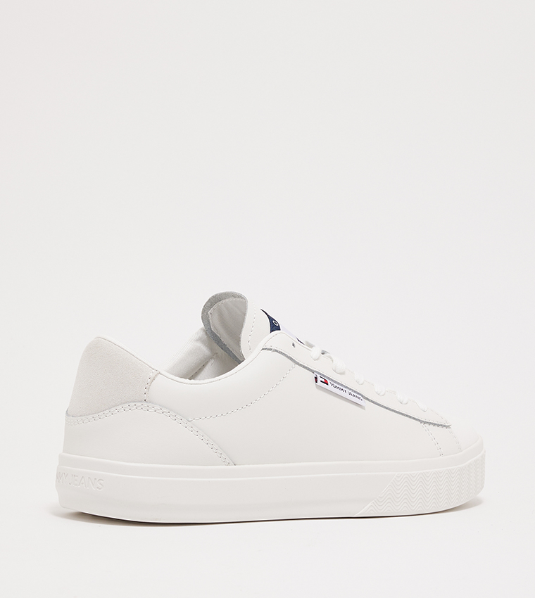 Logo Detail Lace Up Cupsole Sneakers