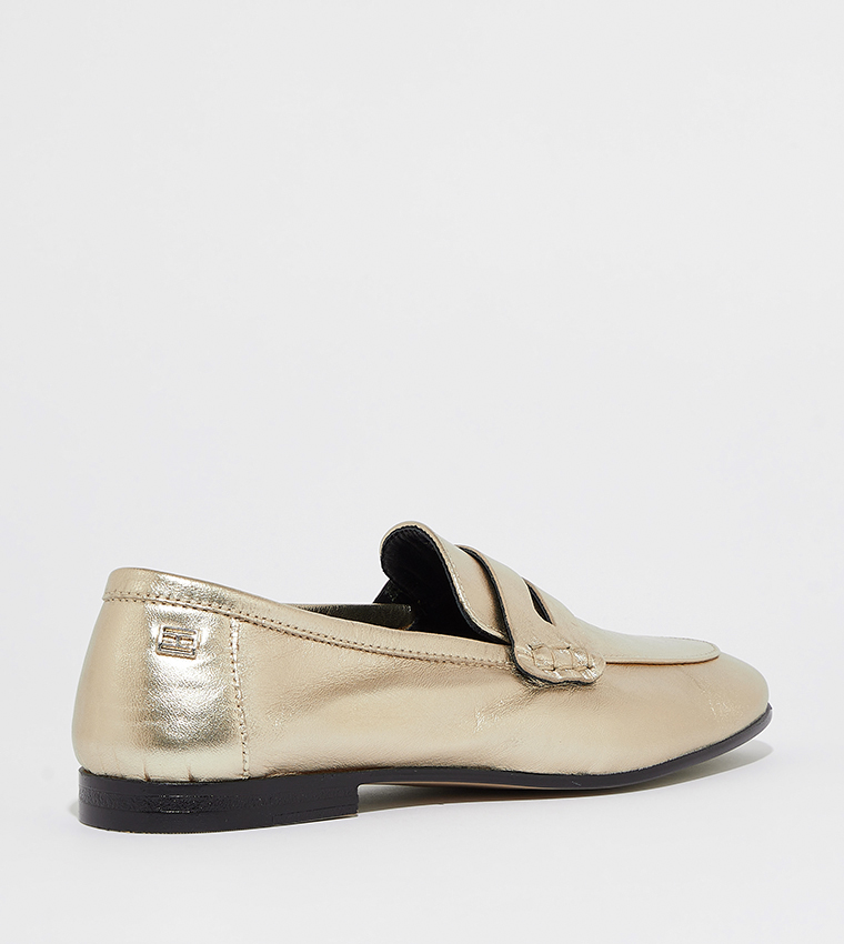 Textured Slip-On Loafers