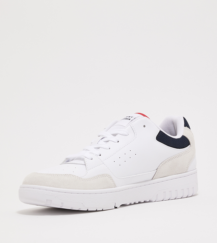 Color Block Lace Up Basketball Sneakers