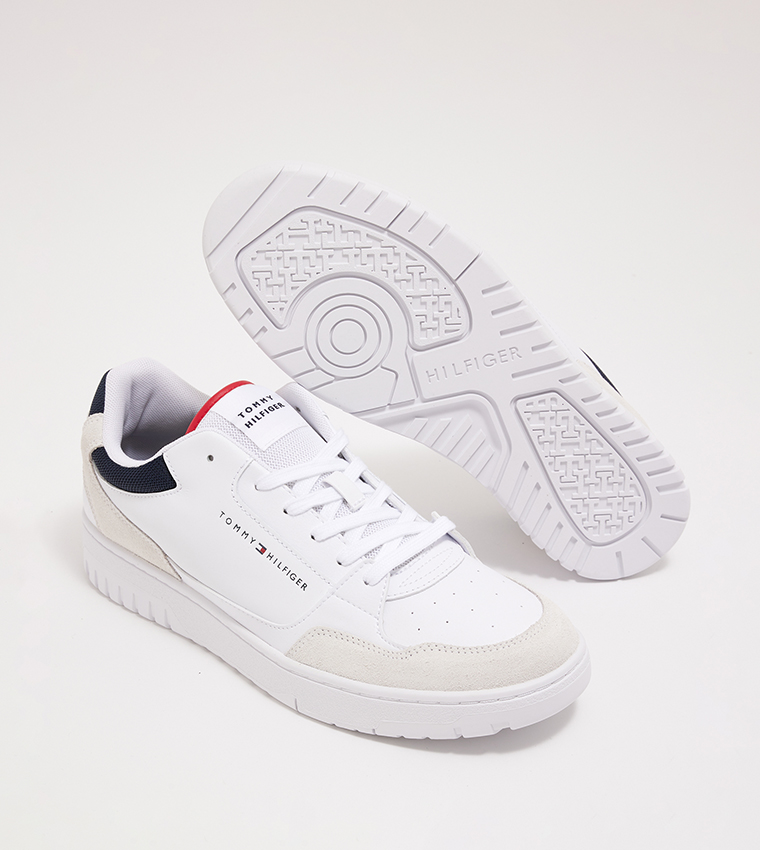 Color Block Lace Up Basketball Sneakers