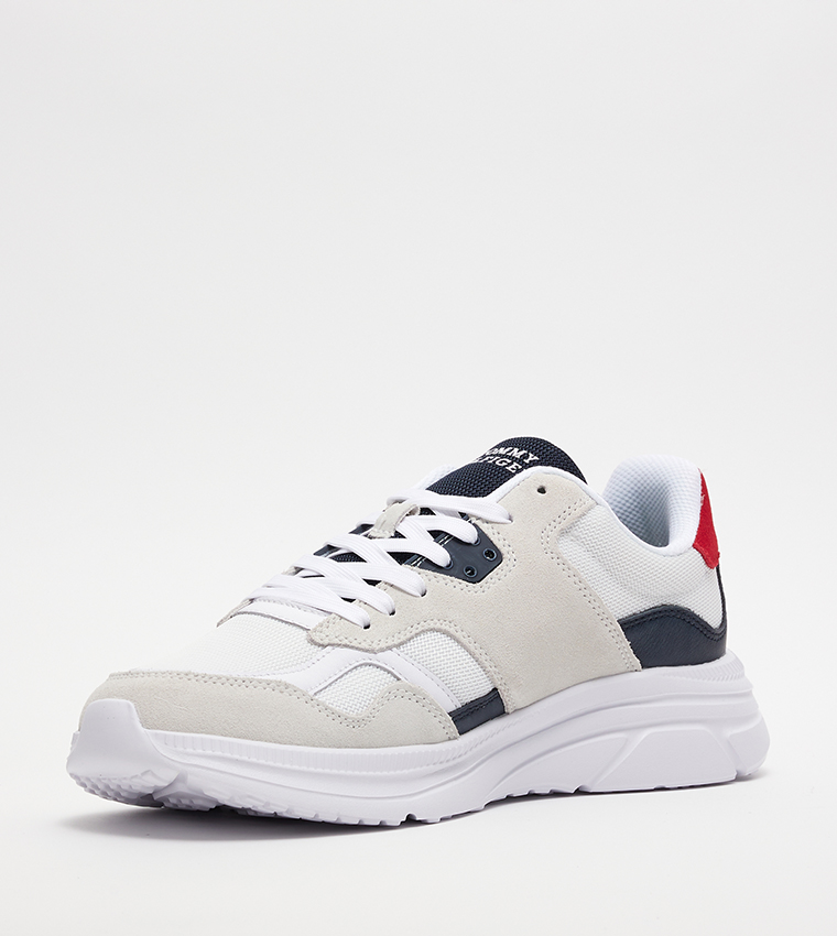 Logo Printed Lace-Up Sneakers