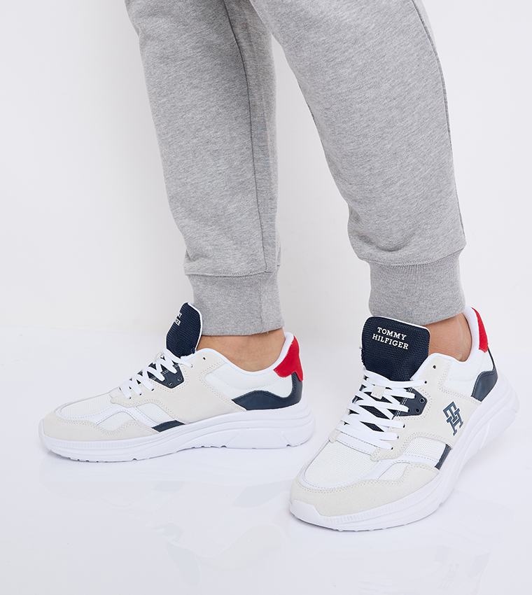 Logo Printed Lace-Up Sneakers