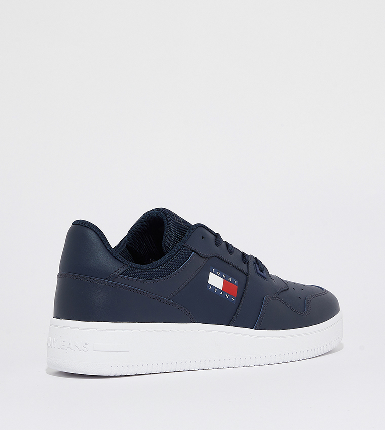 Color Block Lace-Up Sneakers