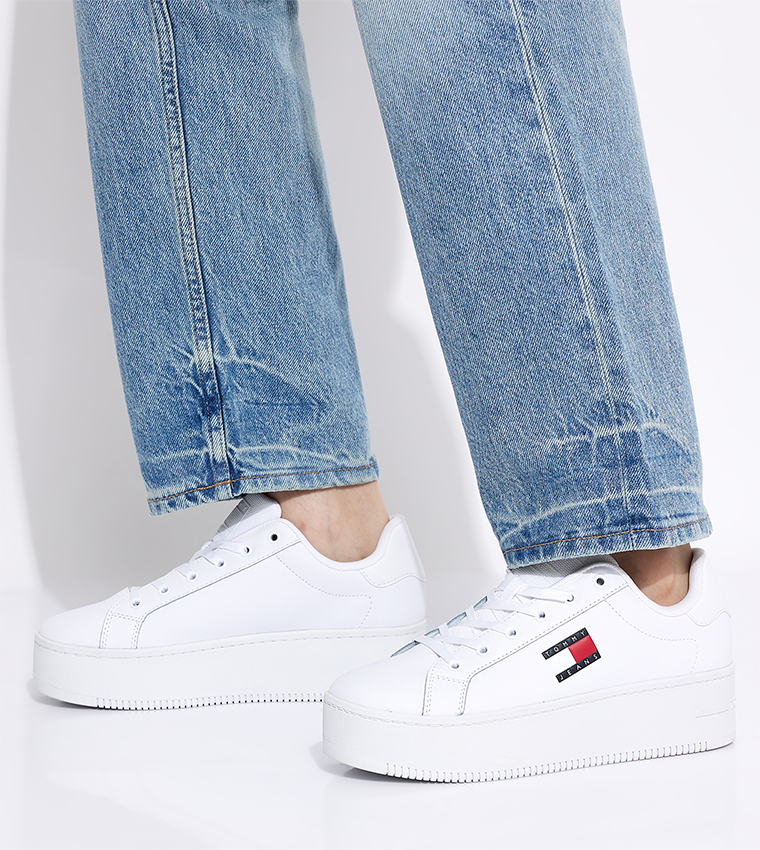 Logo Detail Platform Sneakers