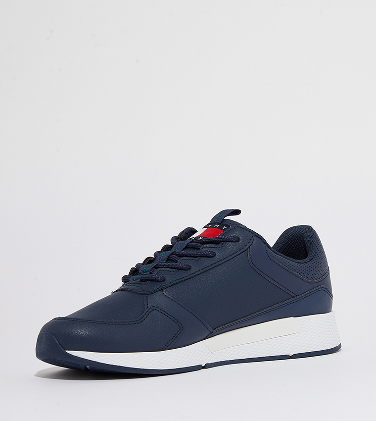 Logo Detail Lace-Up Sneakers