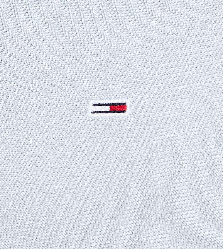 Contrast Tipping Short Sleeves Polo T-Shirt