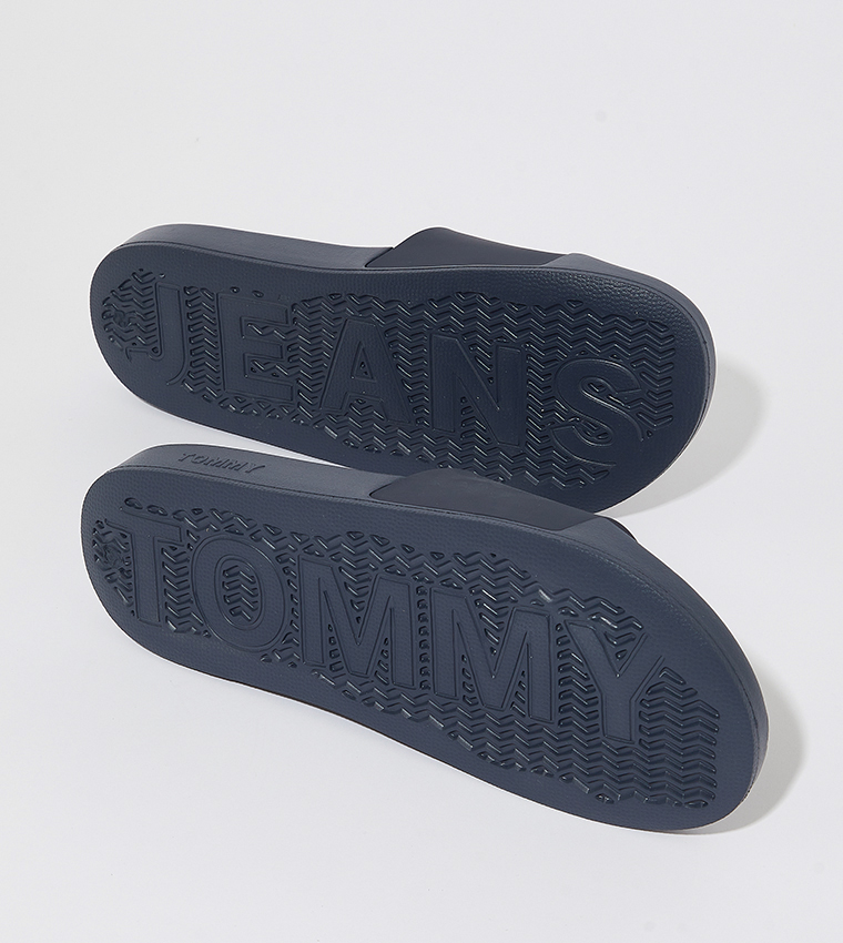Logo Detail Open Toe Slides