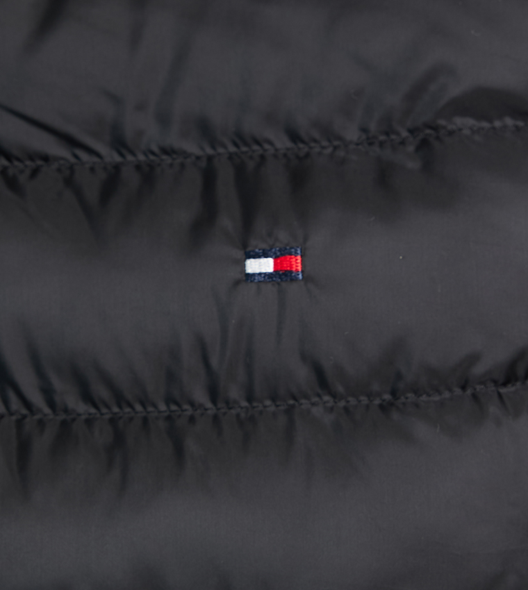 GLOBAL Zip-Through Hooded Puffer Gilet